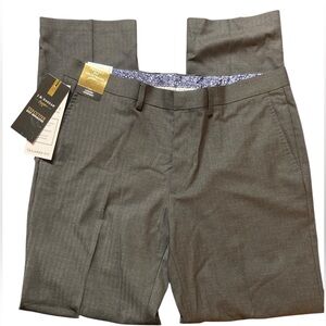 NWT Haggar Dark Gray Perfect Fit Waist Band 36X32